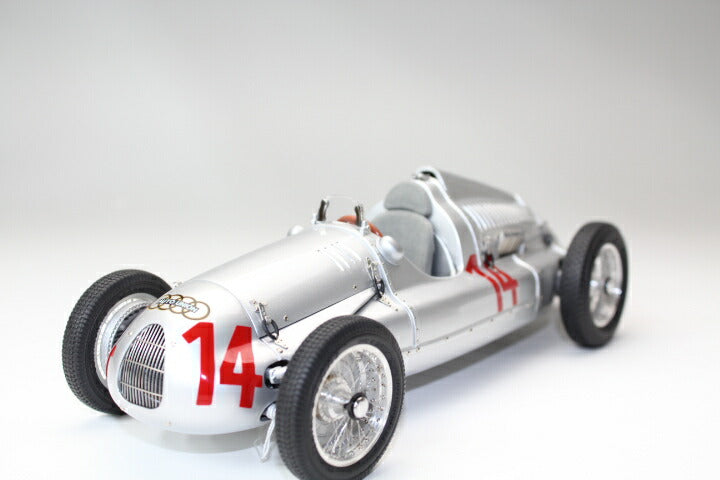 ギャラリービューアに画像をロードする, アウトウニオン タイプD No.14 フランスGP Meier 1939 1500台限定 /CMC ミニカー 1/18スケール