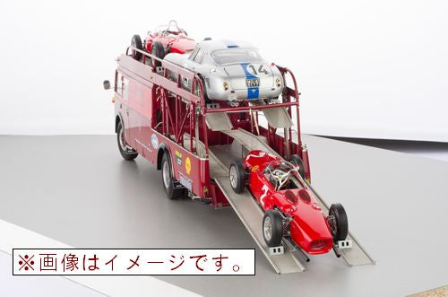 ギャラリービューアに画像をロードする, Fiatフィアット トランスポート 642 RN2 チームフェラーリ 1957 Bartoletti Red /CMC 1/18 ミニカー