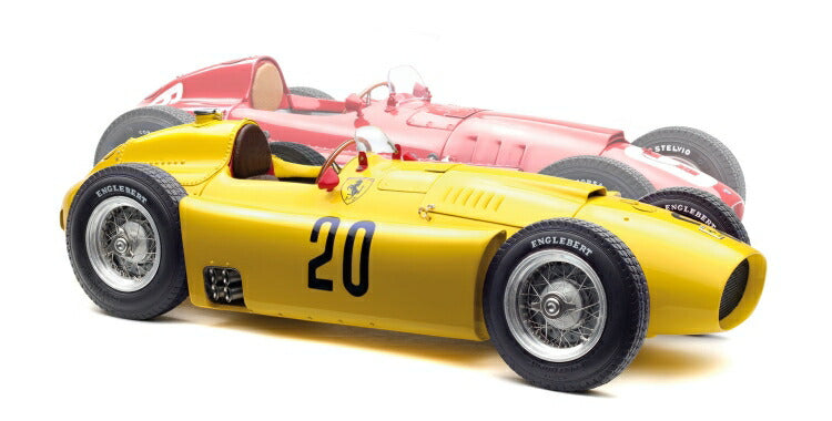 ギャラリービューアに画像をロードする, BUNDLE Ferrariフェラーリ D50 イエロー and Lancia D50レッド /CMC 1/18 レジンミニカー