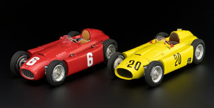 ギャラリービューアに画像をロードする, BUNDLE Ferrariフェラーリ D50 イエロー and Lancia D50レッド /CMC 1/18 レジンミニカー