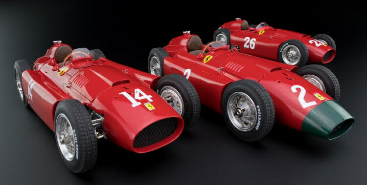 ギャラリービューアに画像をロードする, FERRARI - SET 3X F1 D50 SHORT NOSE N 14 FRENCH GP 1956 COLLINS - F1 D50 LONG NOSE N 2 GERMAN GP 1956 COLLINS - F1 D50 N 26 MONZA ITALY GP 1956 COLLINS - RED /CMC 1/18 レジンミニカー/CMC 1/18 レジンミニカー
