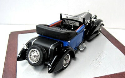 ギャラリービューアに画像をロードする, デューゼンバーグ J481 Victoria コンバーチブル オープン 2503 greta Garbo 1932 ブラック/Blue 65台限定 /ilarioイラリオ 1/43 レジン ミニカー