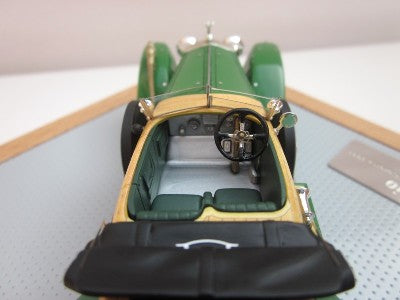 ギャラリービューアに画像をロードする, ロールスロイス シルバー Ghost Schapiro Schebera Skiff sn54PB 1914 グリーン/ウッド オープン 170台限定 /ilarioイラリオ 1/43 レジン ミニカー