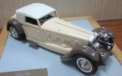 ギャラリービューアに画像をロードする, Daimler Double Six 50 Sport Corsica Drophead クーペ sn30661 オープントップ ベージュ/マルーン 110台限定/ilarioイラリオ 1/43 レジン ミニカー