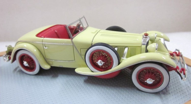 ギャラリービューアに画像をロードする, メルセデス 680 S Saoutchik Torpedo 1928 sn 40156 バニラ/レッド 80台限定 /ilarioイラリオ 1/43 レジン ミニカー