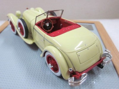 ギャラリービューアに画像をロードする, メルセデス 680 S Saoutchik Torpedo 1928 sn 40156 バニラ/レッド 80台限定 /ilarioイラリオ 1/43 レジン ミニカー
