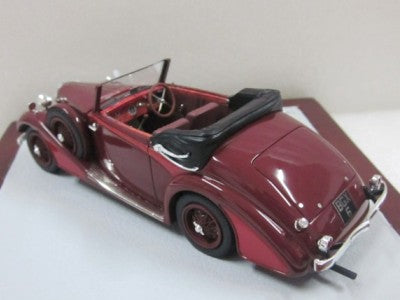 ギャラリービューアに画像をロードする, ブガッティ 57169 Cabriolet James Young 1934 オープントップ ボルドー/レッド 170台限定 /ilarioイラリオ 1/43 レジン ミニカー