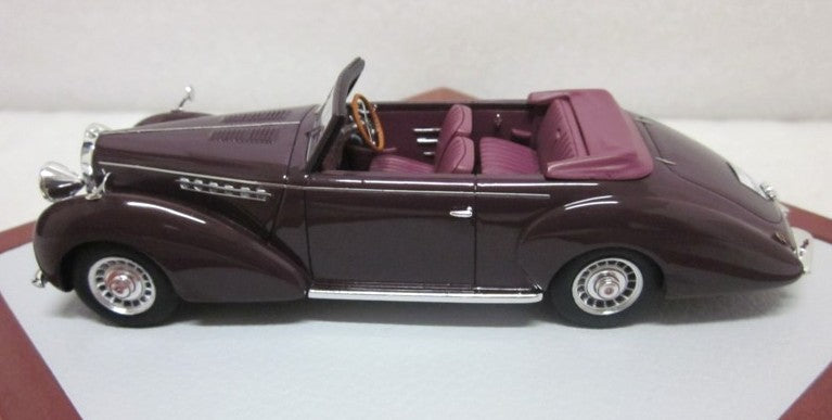 ギャラリービューアに画像をロードする, ブガッティ 49 Cabriolet Beutler sn49427 1931 ボルドー 170台限定 /ilarioイラリオ 1/43 レジン ミニカー