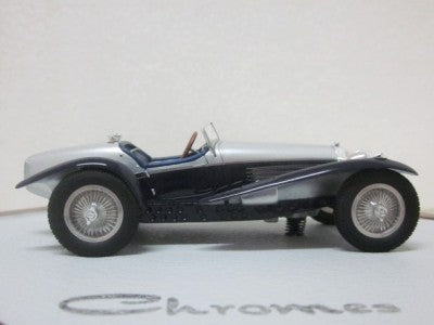 ギャラリービューアに画像をロードする, ブガッティ Type 57/59 スーパースポーツ スペシャルロードスター 1937 sn57608 ダークブルー/シルバー 170台限定 /ilarioイラリオ 1/43 レジン ミニカー
