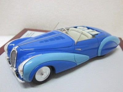 ギャラリービューアに画像をロードする, Delahaye 135 MS Cabriolet Faget Varnet 1949 sn801077 2 tones blueブルー 170台限定 /ilarioイラリオ 1/43 レジン ミニカー