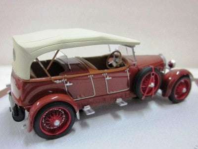 ギャラリービューアに画像をロードする, ブガッティ Type 44 Dual-Cowl Phaeton sn44311 1929 ボルドー 170台限定 /ilarioイラリオ 1/43 レジン ミニカー