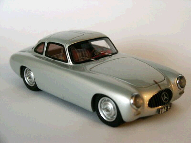 ギャラリービューアに画像をロードする, メルセデス 300SL W194 1952 Presentation Small Doors Silver 150台限定/ilarioイラリオ 1/43 レジン ミニカー