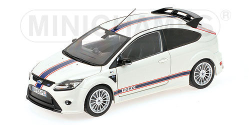 FORDフォード ENGLAND FOCUS RS500 2010 LE MANS MKIIB TRIBUTE EDITION 1967 | WHITE BLUE /Minichampsミニチャンプス 1/18 ミニカー