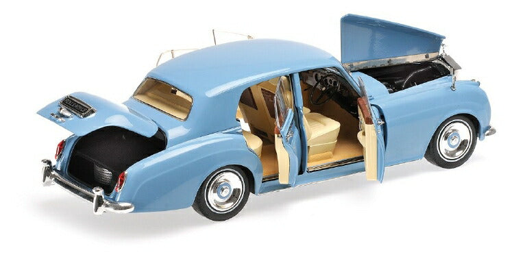 ギャラリービューアに画像をロードする, ロールスロイス | SILVER CLOUD II 1960 | LIGHT BLUE /Minichampsミニチャンプス 1/18 ミニカー