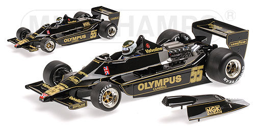 LOTUS | F1 79 FORD N 55 CANADIAN GP 1978 J.P.JARIER | BLACK GOLD /Minichampsミニチャンプス 1/18 ミニカー