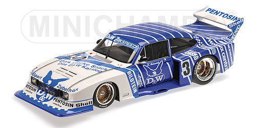 FORDフォード ENGLAND CAPRI TURBO TEAM D&W Gr.5 N 3 DRM 1982 K.NIEDZWIEDZ | BLUE WHITE /Minichampsミニチャンプス 1/18 ミニカー
