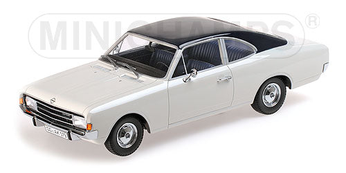 OPELオペル REKORD C COUPE 1966 | WHITE BLUE /Minichampsミニチャンプス 1/18 ミニカー