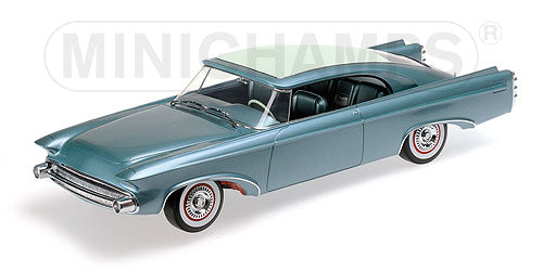 CHRYSLERクライスラー NORSEMAN COUPE 2-DOOR 1956 | LIGHT BLUE MET GREEN /Minichampsミニチャンプス 1/18 ミニカー