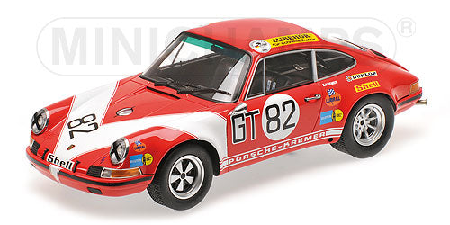 PORSCHEポルシェ 911 S TEAM KREMER RACING N 82 WINNER CLASS 1000Km ADAC 1971 KREMER - NEUHAUS | RED WHITE /Minichampsミニチャンプス 1/18 ミニカー