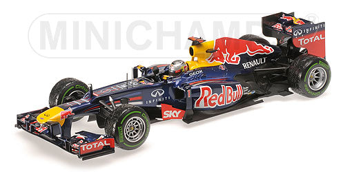 RED BULL | F1 RB8 RED BULL N 1 BRAZIL GP 2012 SEBASTIAN VETTEL WORLD CHAMPION | BLUE RED YELLOW /Minichampsミニチャンプス 1/18 ミニカー