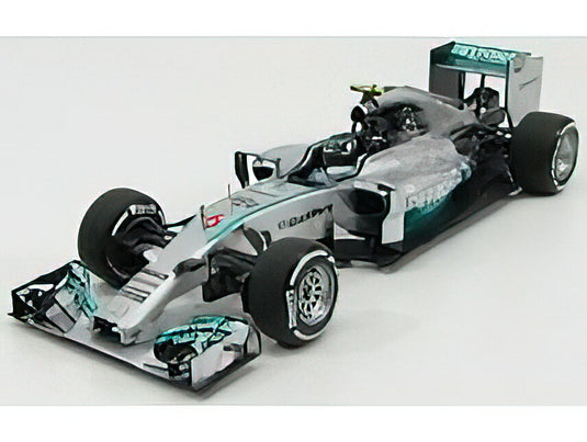 MERCEDES GP - F1 W05 AMG PETRONAS N 6 SEASON 2014 NICO ROSBERG - SILVER GREEN /Minichamps 1/18 ミニカー