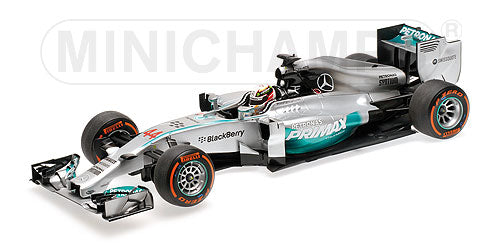 MERCEDES GP | F1 W05 AMG PETRONAS N 44 WINNER CHINESE GP WORLD CHAMPION 2014 L.HAMILTON | SILVER GREEN /Minichampsミニチャンプス 1/18 ミニカー