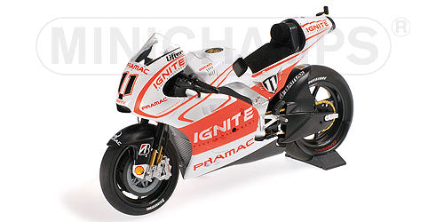 DUCATI | DESMOSEDICI GP12 DUCATI TEAM N 11 MOTOGP SEASON 2013 BEN SPIES | WHITE RED /Minichampsミニチャンプス 1/12 ミニカー