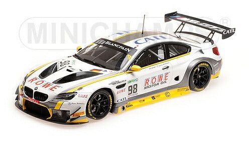 ギャラリービューアに画像をロードする, 【予約】5月以降発売予定BMW 6シリーズ M6 GT3 TEAM ROWE RACING N 98 24h SPA 2017 BLOMQVIST - CATSBURG - SPENGLER /Minichampsミニチャンプス1/18 ミニカー