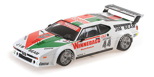 ギャラリービューアに画像をロードする, BMW - M1 M88 3.5L TEAM WINNEBAGO N 44 3rd PROCAR SERIES SILVERSTONE 1979 M.HOETTINGER - WHITE GREEN RED /ミニチャンプス 1/18 ミニカー