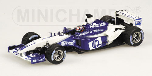 WILLIAMS | F1 BMW FW25 N 3 2003 J-P.MONTOYA | WHITE BLUE /Minichampsミニチャンプス 1/43 ミニカー