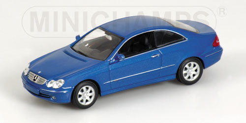 MERCEDES BENZメルセデスベンツ | C-CLASS CLK COUPE 2002 | BLUE MET /Minichampsミニチャンプス 1/43 ミニカー