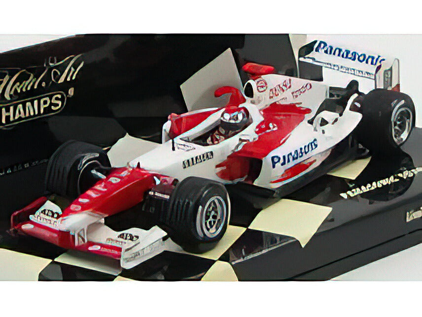 TOYOTA - F1 TF104 N 16 RACE VERSION 2004 JARNO TRULLI - WHITE RED  /Minichamps 1/43 ミニカー