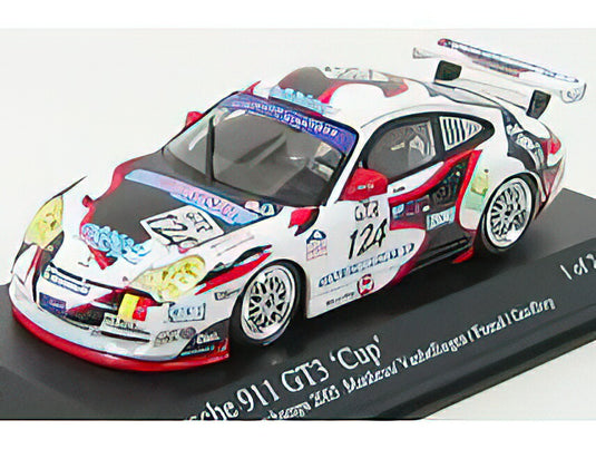 PORSCHE - 911 GT3 N 124 WINNER CLASS SPA 2005 BELLINGEN FUMALD - WHITE BLACK /Minichamps 1/43 ミニカー