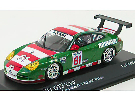 PORSCHE - 911 996 GT3 N 61 24h DAYTONA 2005 NEARN LACEY SHEP - GREEN RED WHITE /Minichamps 1/43 ミニカー