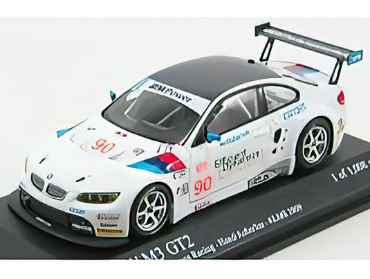 BMW - 3-SERIES M3 GT2 (E92) TEAM BMW RAHAL LETTERMAN N 90 ALMS 2009 HAND - AUBERLEN - WHITE BLACK /Minichamps 1/43 ミニカー