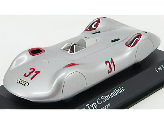 AUTO UNION - F1 TYPE C N 31 AVUS STREAMLINER 1937 B.ROSEMEYER - SILVER /Minichamps 1/43 ミニカー
