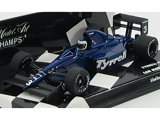 TYRRELL - F1 FORD 018 N 3 GP SAN MARINO 1989 J.PALMER - BLUE /Minichamps 1/43 ミニカー