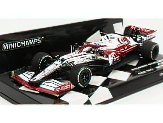 Alfa Romeo Racing Orlen C41 2021 アブダビGP Kimi Raikkonen ファイナルレース/ MINICHAMPS 1/43 ミニカー