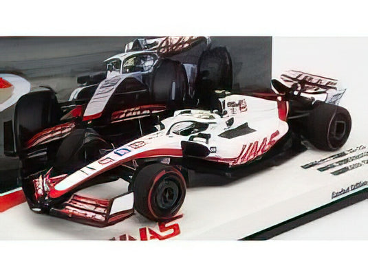 HAAS - F1 VF-22 FERRARI TEAM HAAS N 47 BAHRAIN GP 2022 MICK SCHUMACHER - WHITE BLACK RED /Minichamps 1/43 ミニカー