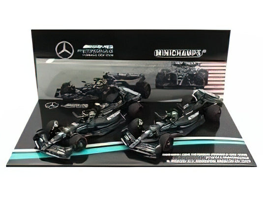 MERCEDES GP  SET F1 2X W14 AMG PETRONAS FORMULA ONE N 44 BAHRAIN GP 2023 LEWIS HAMILTON/Minichamps 1/43ミニカー