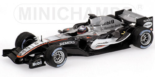 McLARENマクラーレン | F1 MP4/20 MERCEDES N 10 WINNER BRITISH GP 2005 J.P.MONTOYA | SILVER BLACK /Minichampsミニチャンプス 1/43 ミニカー