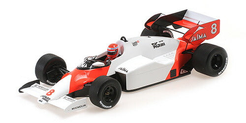 ギャラリービューアに画像をロードする, McLAREN - F1 MP4/2 MARLBORO TAG N 8 PORTUGAL GP NIKI LAUDA 1984 WORLD CHAMPION - WHITE RED /ミニチャンプス 1/18 ミニカー