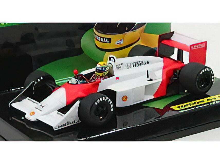 McLAREN - F1 HONDA MP4/3 AYRTON SENNA TESTCAR 1987 - WHITE RED /Minich –  ラストホビー