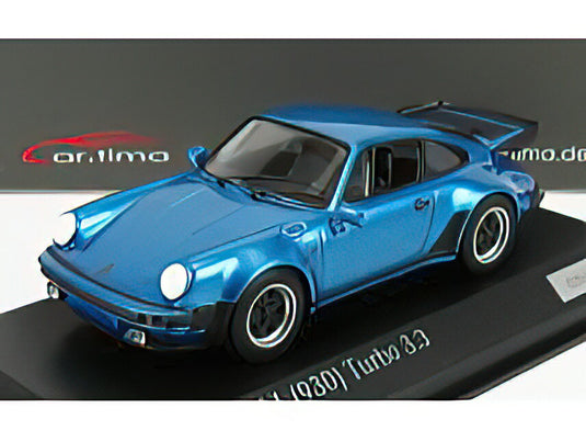 PORSCHE - 911 930 TURBO 3.3 COUPE 1979 - MINERVA BLUE /Minichamps 1/43 ミニカー