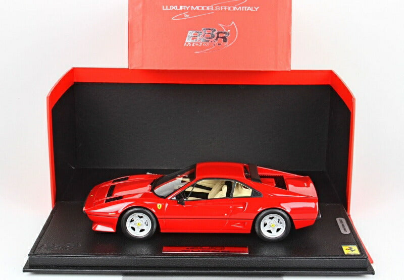 ギャラリービューアに画像をロードする, FERRARIフェラーリ 208 GTB TURBO 1982 | RED /BBR 1/18 ミニカー