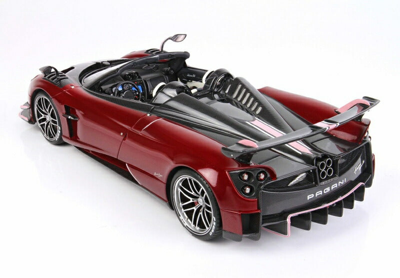 ギャラリービューアに画像をロードする, PAGANI | HUAYRA BC ROADSTER 2017 - CON VETRINA - WITH SHOWCASE | RED MET /BBR 1/18 ミニカー