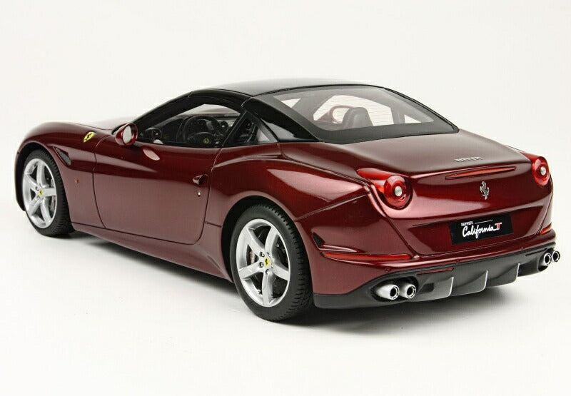 ギャラリービューアに画像をロードする, FERRARIフェラーリ CALIFORNIA T SPIDER CLOSED ROOF 2014 | RED MET BLACK /BBR 1/18 ミニカー