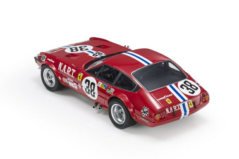 ギャラリービューアに画像をロードする, 【予約】2022年8月以降発売予定FERRARI - 365 GTB/4 DAYTONA 4.4L V12 NORTH AMERICAN RACING N.A.R.T. TEAM N 38 13th 24h LE MANS 1973 FRANCOIS MIGAULT - LUIGI CHINETTI JR. - RED /TOPMARQUES 1/18 ミニカー