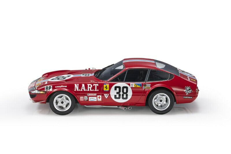 ギャラリービューアに画像をロードする, 【予約】2022年8月以降発売予定FERRARI - 365 GTB/4 DAYTONA 4.4L V12 NORTH AMERICAN RACING N.A.R.T. TEAM N 38 13th 24h LE MANS 1973 FRANCOIS MIGAULT - LUIGI CHINETTI JR. - RED /TOPMARQUES 1/18 ミニカー