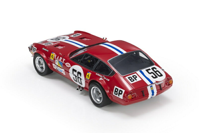 ギャラリービューアに画像をロードする, 【予約】2022年8月以降発売予定FERRARI - 365 GTB/4 DAYTONA 4.4L V12 NORTH AMERICAN RACING N.A.R.T. TEAM N 56 11th 24h LE MANS 1974 CHRISTIAN ETHUIN - LUCIEN GUITTENY - RED /TOPMARQUES 1/18 ミニカー